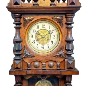 Superb Free Swinger Drop Dial Wall Clock, ca1900