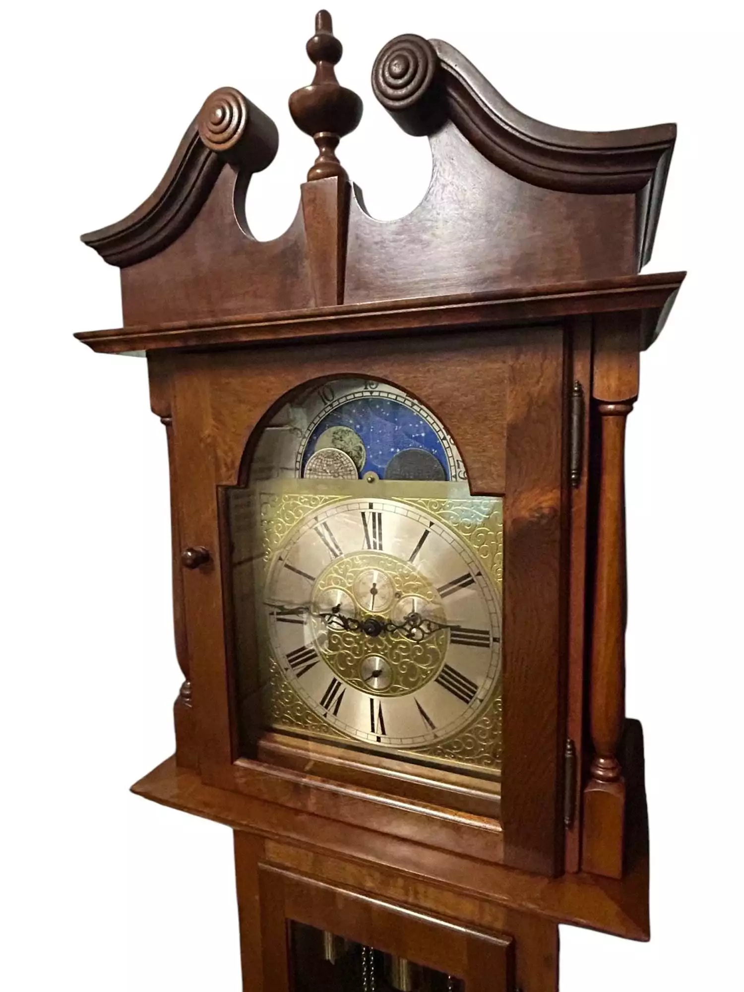 Wonderful Hermle Triple chime musical Longcase Clock, view 5