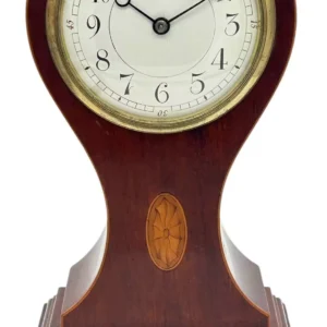 Awesome Edwardian balloon shaped mantel clock, ca 1905