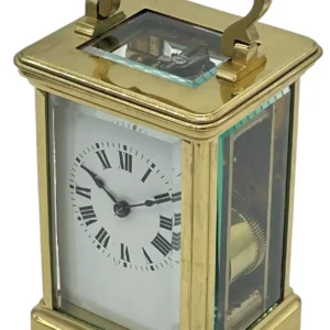 Fabulous Antique French Gong striking Carriage Clock, 8-Day Carriage Clock C1870, view 2