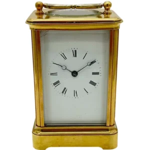 Exquisite Antique French Bell striking Carriage Clock, 8-Day Carriage Clock C1880