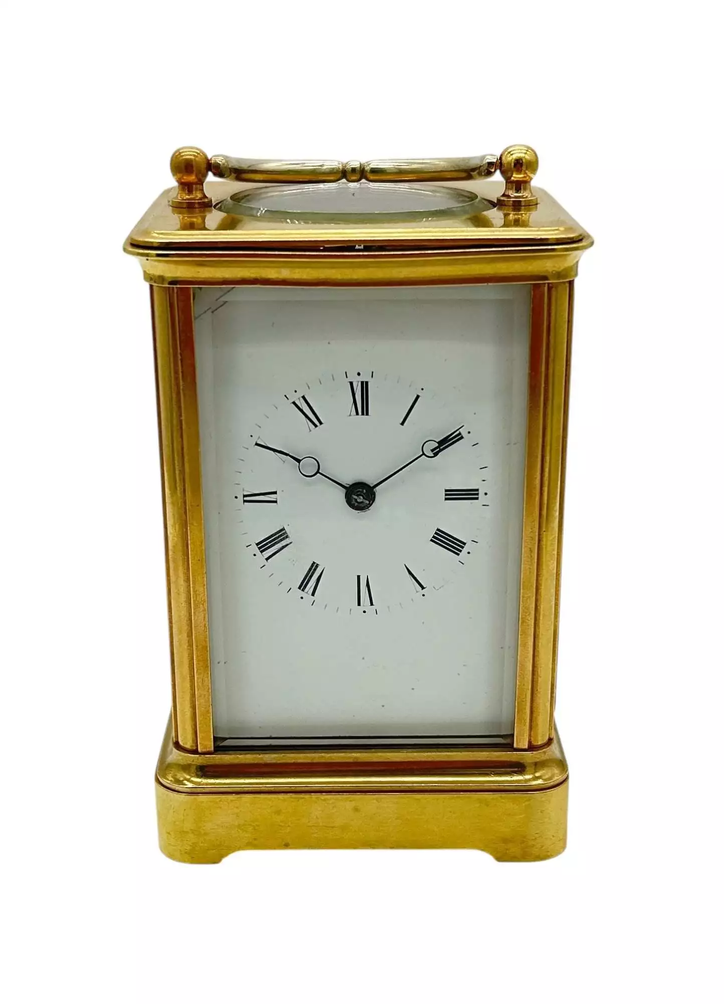 Exquisite Antique French Bell striking Carriage Clock, 8-Day Carriage Clock C1880