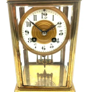 Wonderful French Regulator 4 glass Mantel clock, ca1900