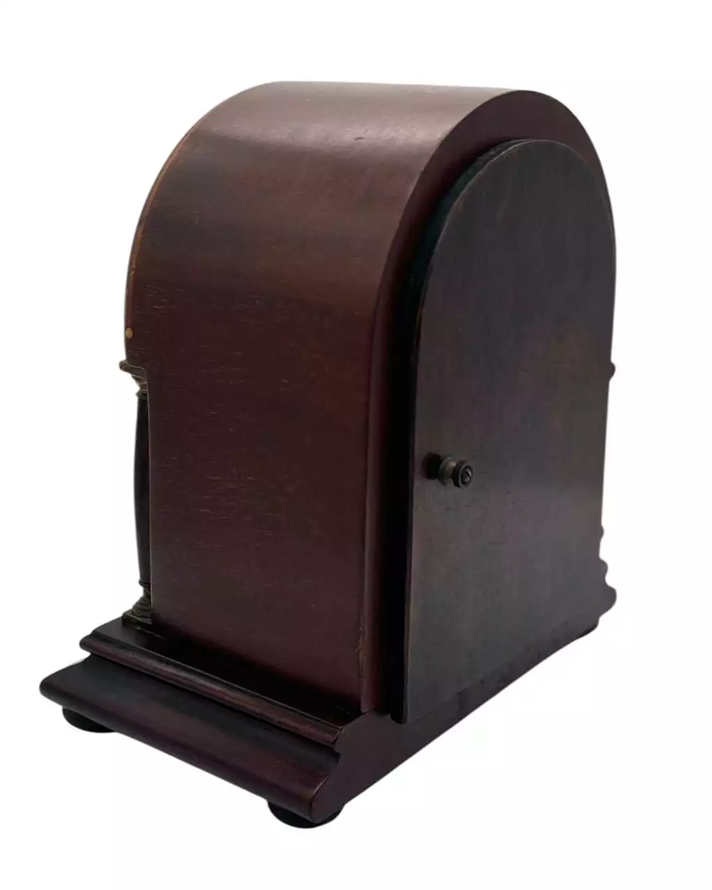 Lovely Edwardian 8 day Arched Top Mantel clock, ca 1905, view 8