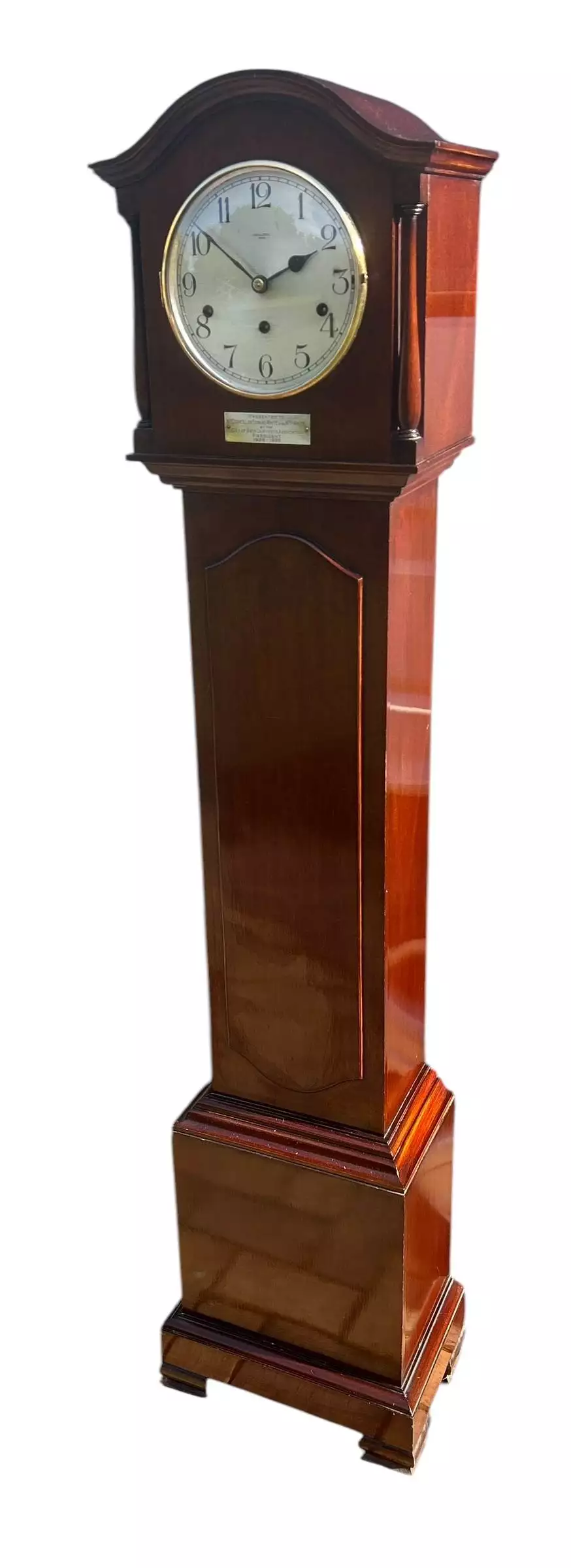Engaging Edwardian Westminster chime Grandmother Clock, view 4