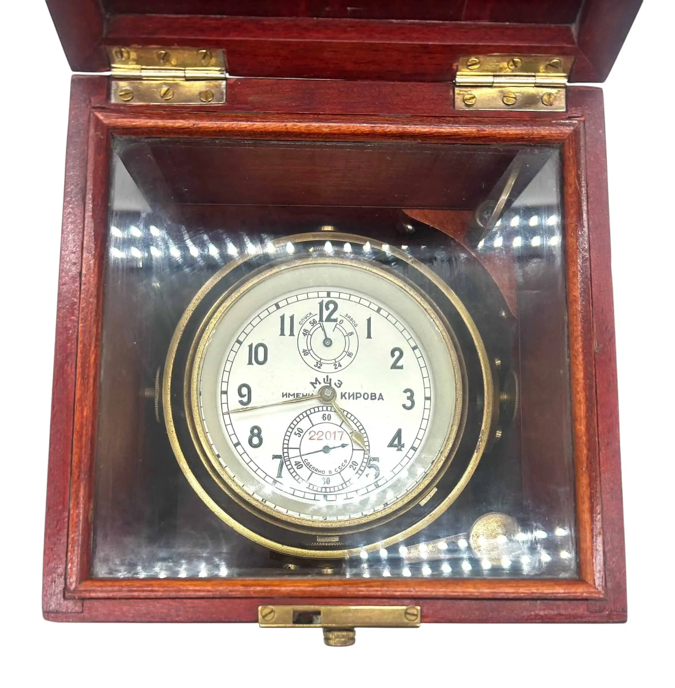 Beautiful Edwardian Art Nouveau Tulip shape Mantle Clock, ca1905, view 11