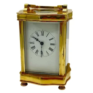 Fantastic French Antique Serpentine case Carriage Clock, 8-Day Carriage Clock C1900