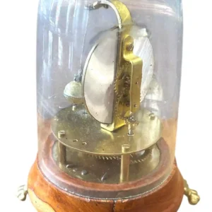 Fabulous Antique Edwardian satinwood & mother of pearl inlaid Mantel Clock C1900, view 2