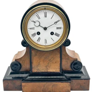 Classical Victorian Drum Head Mantel Clock, 8 Day Clock, ca1850
