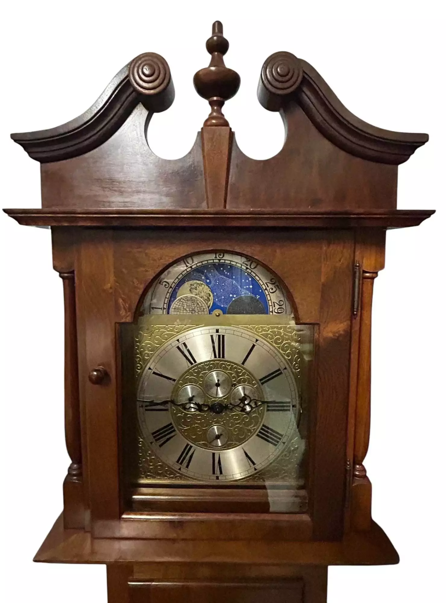 Wonderful Hermle Triple chime musical Longcase Clock, view 8