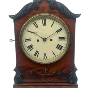 Fine Victorian English 8-Day Mahogany Twin-Fusee Bell Striking Bracket Clock (Circa 1870)