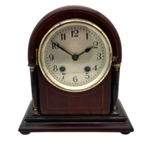 Lovely Edwardian 8 day Arched Top Mantel clock, ca 1905