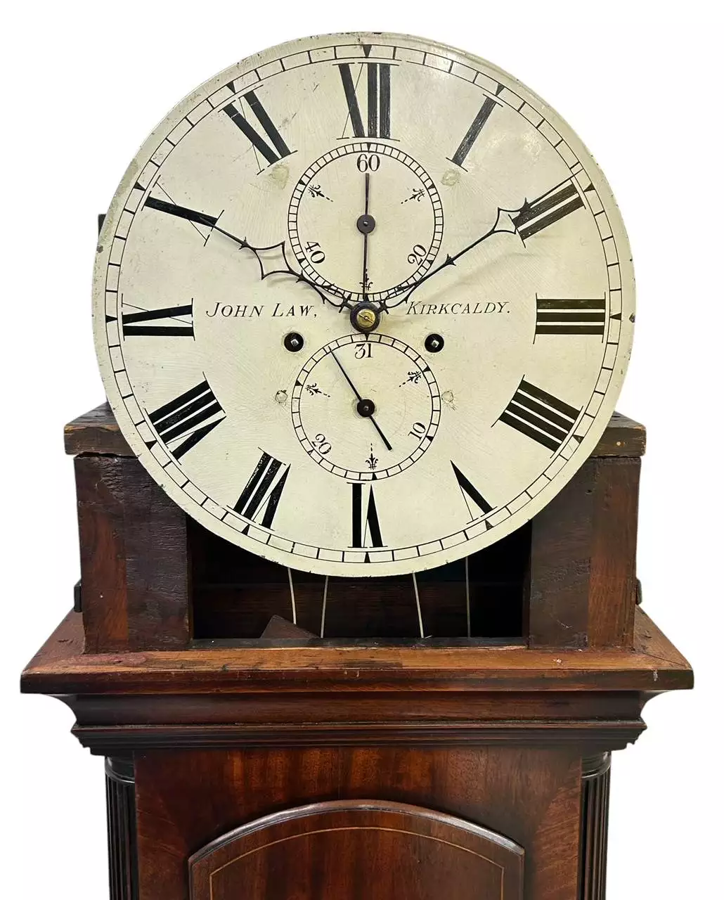 Fantastic Antique Scottish Mahogany case Long Case clock, ca 1860, view 8