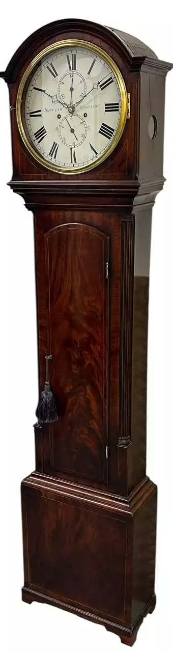 Fantastic Antique Scottish Mahogany case Long Case clock, ca 1860, view 6