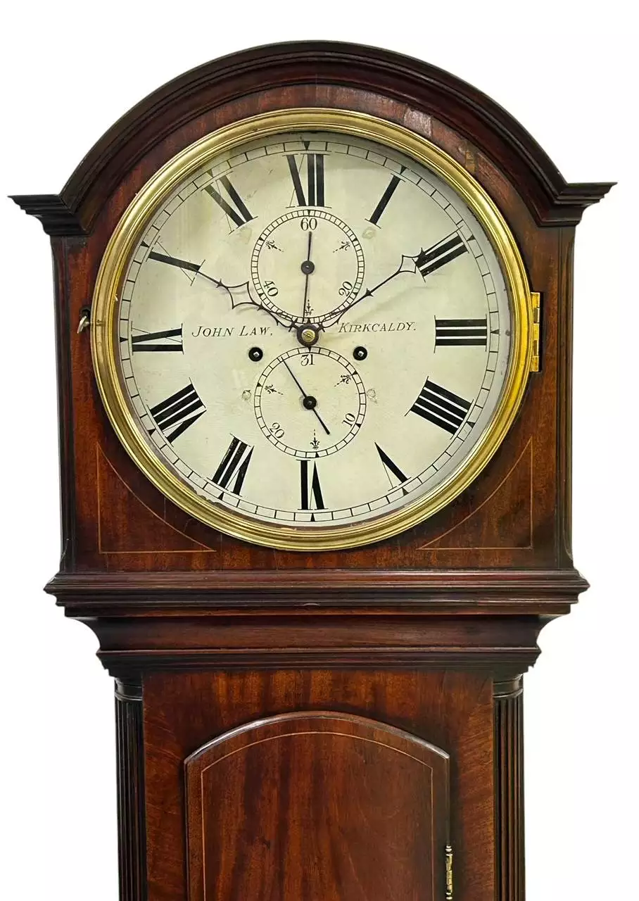 Fantastic Antique Scottish Mahogany case Long Case clock, ca 1860