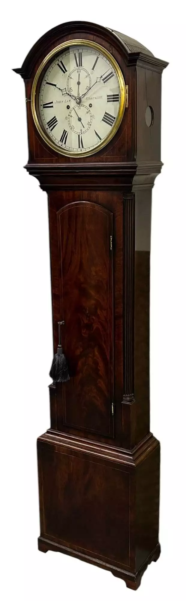 Fantastic Antique Scottish Mahogany case Long Case clock, ca 1860, view 2