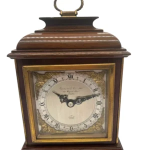 Antique Edwardian satinwood inlaid Mantel Clock C1910