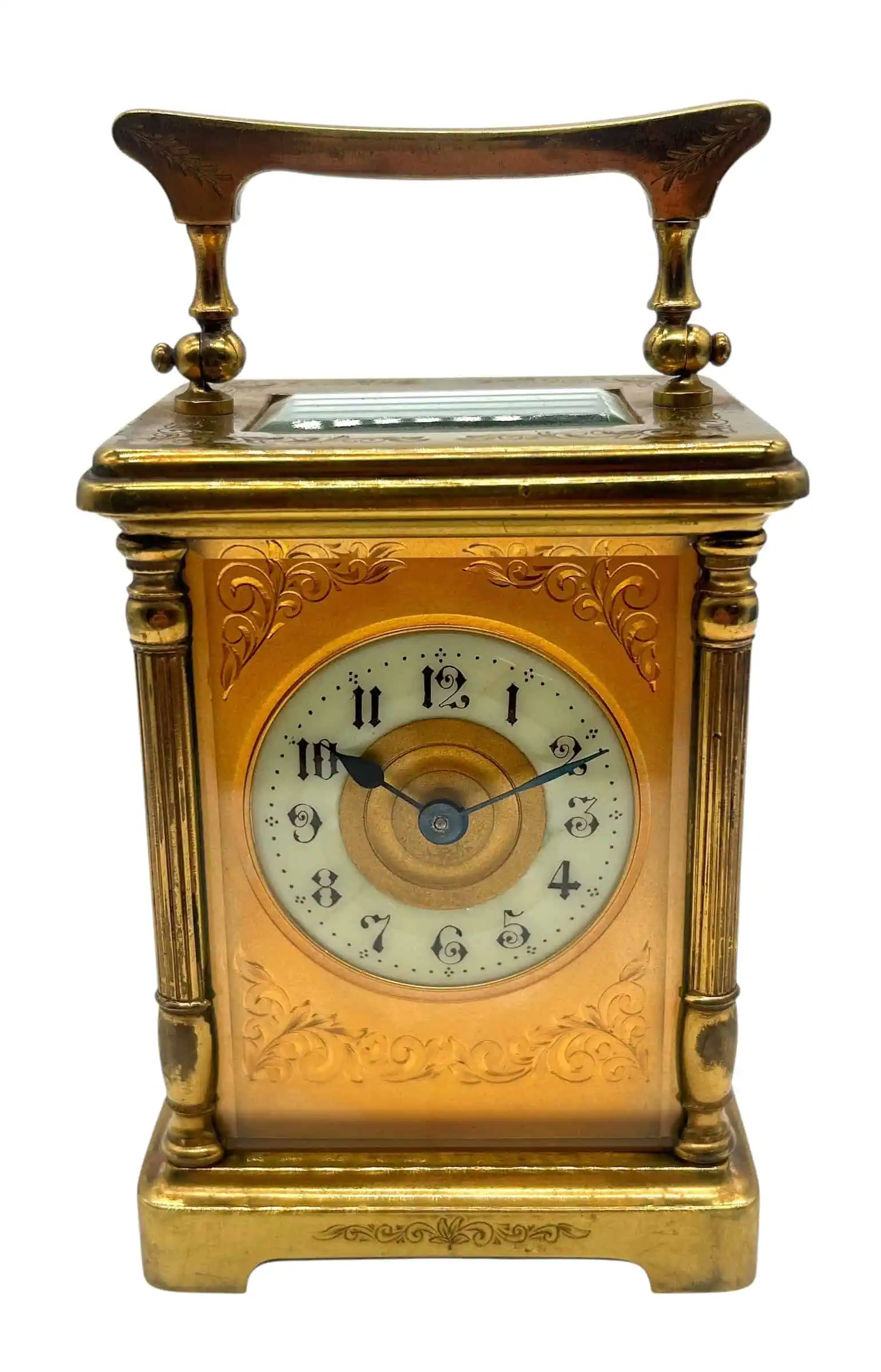 Awesome Antique English fusee Skeleton Clock, ca1880