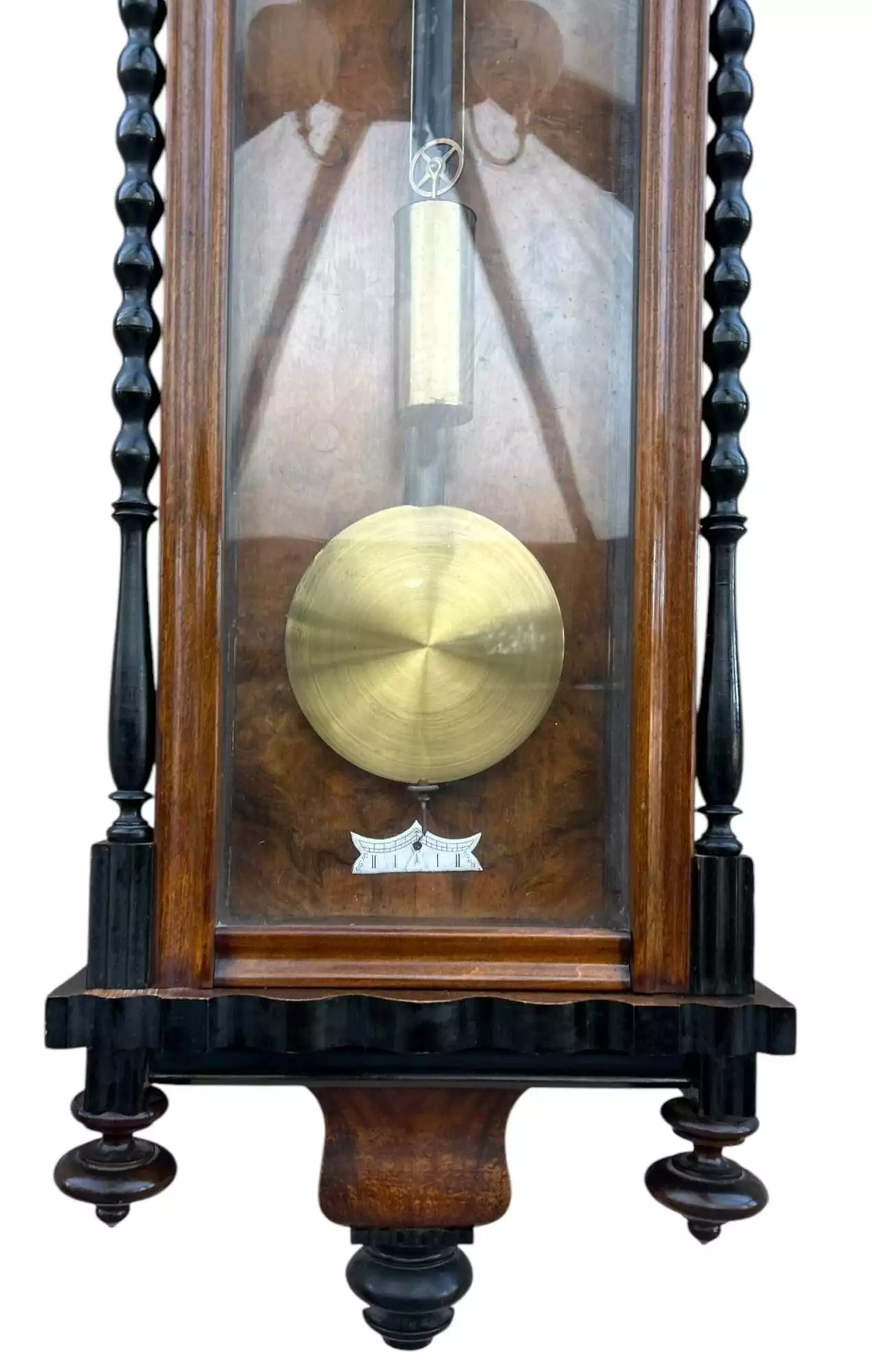 Wonderful single weight Vienna Regulator Wall clock, ca 1880, view 9