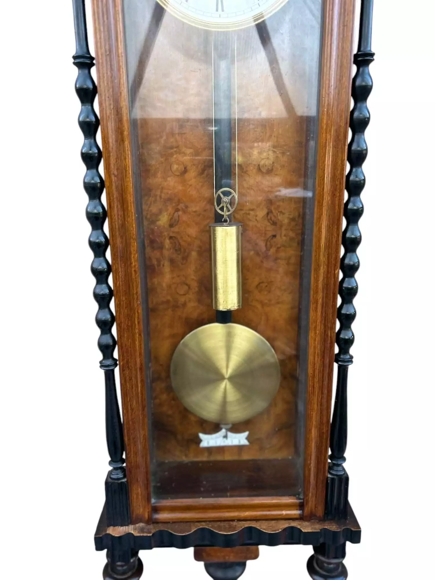 Wonderful single weight Vienna Regulator Wall clock, ca 1880, view 8