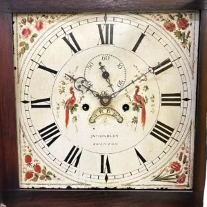Photoroom_030_20241109_201439 Fantastic Antique English “Swinton” Mahogany case Long Case clock, ca 1830, view 2