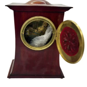 Fine Arts & Crafts Liberty Mahogany 8 Day Mantel Clock - ca 1900, view 2