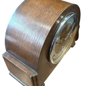 Retro Art Deco Westminster chime Bentima Mantel Clock, ca1930, view 2
