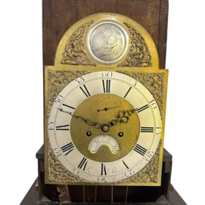 Fabulous “Plymouth Dock Banks” Longcase Clock, ca1810, view 2
