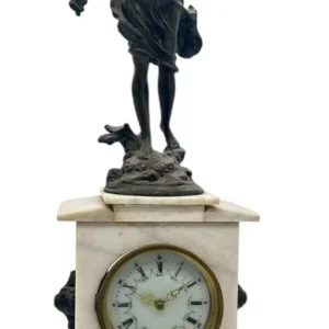 Wonderful French Figural Mantel Clock, ca1960