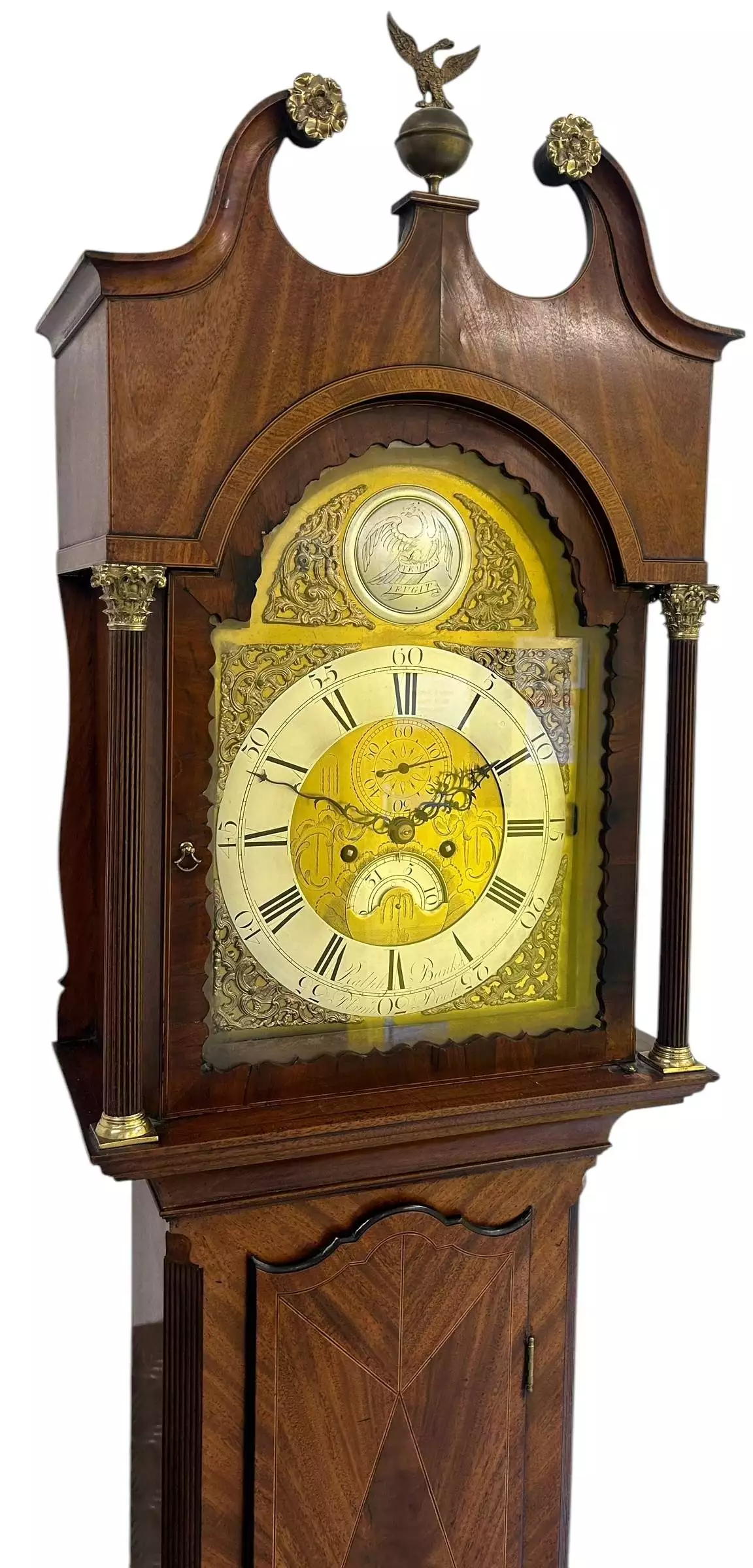Fabulous “Plymouth Dock Banks” Longcase Clock, ca1810
