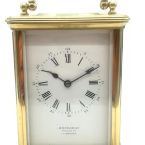Wonderful Large Victorian Striking Carriage Clock, French 8-Day Carriage Clock C1880