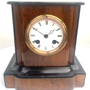 Antique English Twin Fusee Bracket Clock Regent Street London 8 Day Double Fusee Striking Mantel Clock
