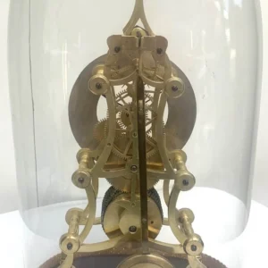 Fine Antique Slate or Marble Mantel Clock French Striking Portico Mantle Clock, view 2