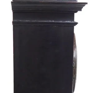 Wow! Antique French Flame Mahogany Bracket Clock - 8-Day Striking Mantle Clock, view 4