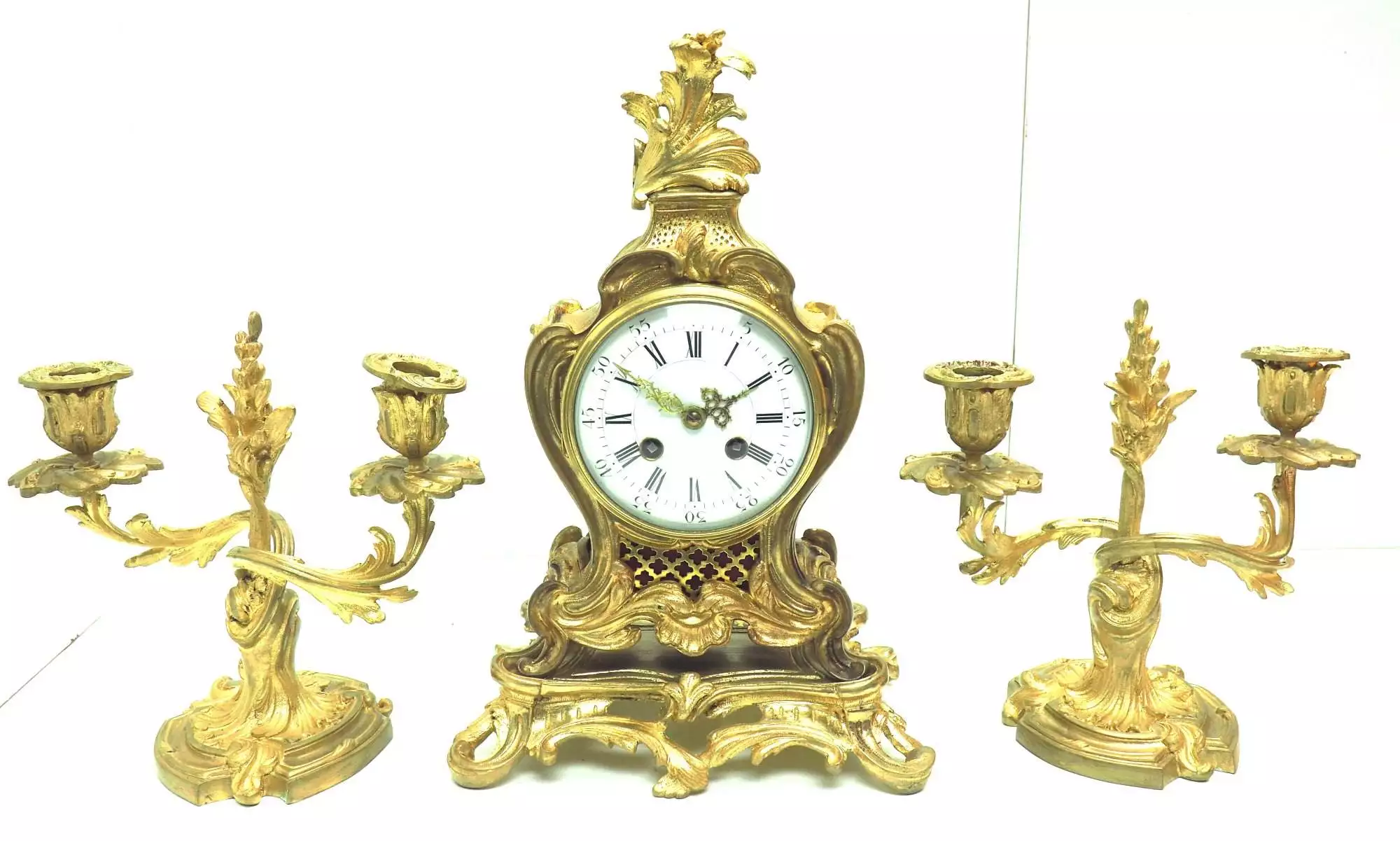 Antique French 8-Day Carriage Clock Unusual Masked Dial Case with Enamel Dial, view 7