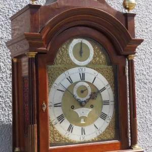 Antique French 8-Day Carriage Clock Unusual Masked Dial Case with Enamel Dial, view 2