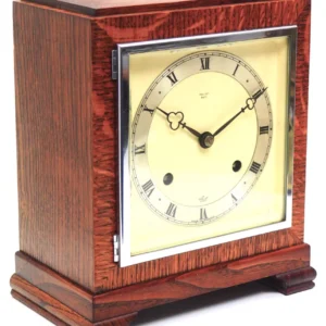 Serpentine Cased Antique French 8-Day Carriage Clock C1900, Rare Masked dial, view 2