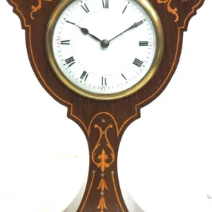 Interesting Antique German Oak 8-Day Mantel Clock Quarter Striking Bracket Clock by W&H