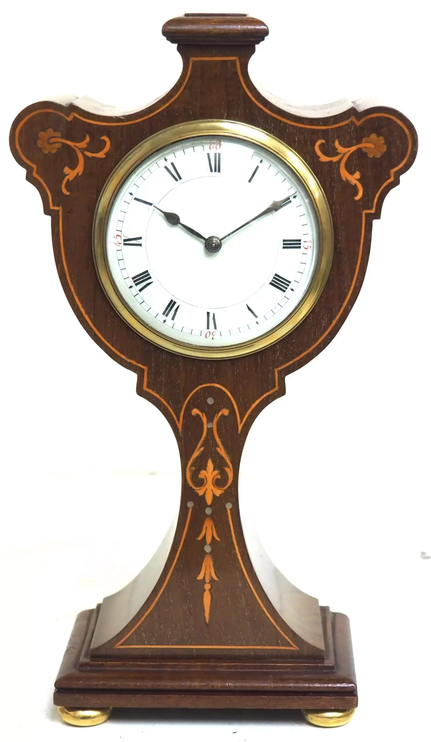 Interesting Antique German Oak 8-Day Mantel Clock Quarter Striking Bracket Clock by W&H