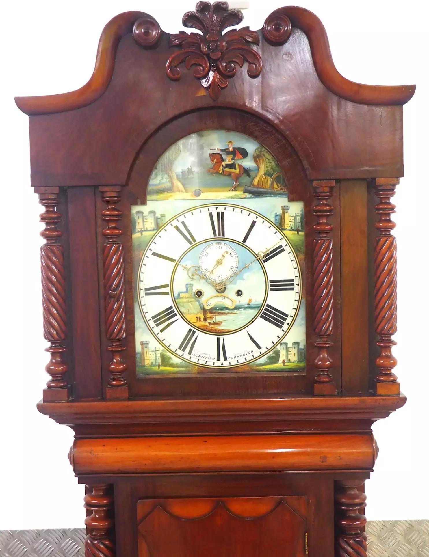 Interesting Antique German Oak 8-Day Mantel Clock Quarter Striking Bracket Clock by W&H, view 10