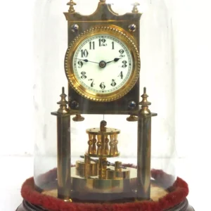 Solid Walnut Hermle Vienna Wall Clock 8 Day Weight Driven Striking Wall Clock, view 2