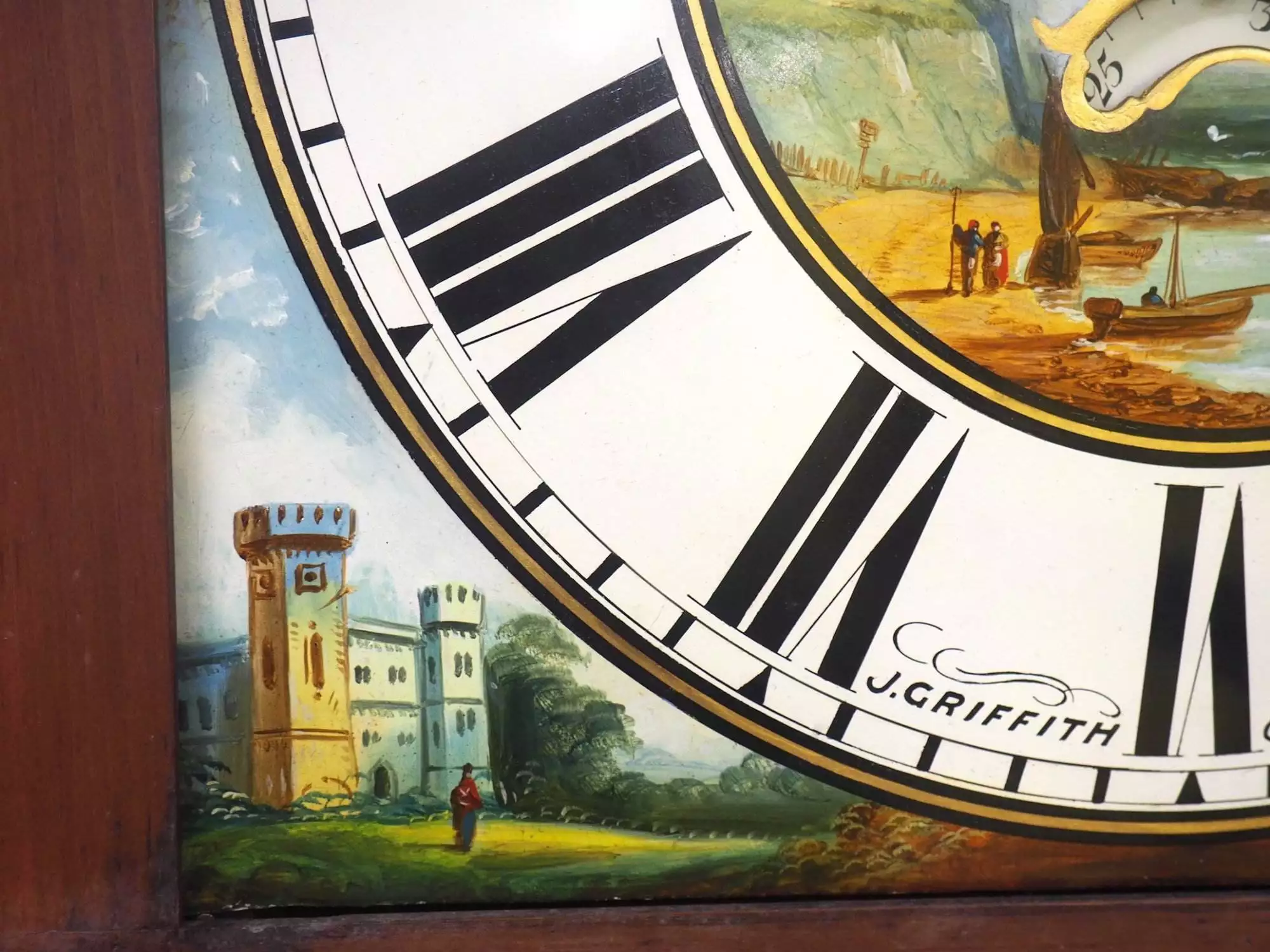 Interesting Antique German Oak 8-Day Mantel Clock Quarter Striking Bracket Clock by W&H, view 3