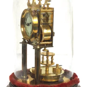 Interesting Antique German Oak 8-Day Mantel Clock Quarter Striking Bracket Clock by W&H, view 2