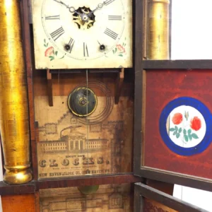Antique French Mantel Clock, 8-Day Striking Pink Sevres Gilt Mantle Clock C1880, view 2