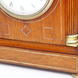 Marvellous French 8-Day Repeat Carriage Clock, Wow! Large Model Etched Decoration, Original Leather Case, view 2