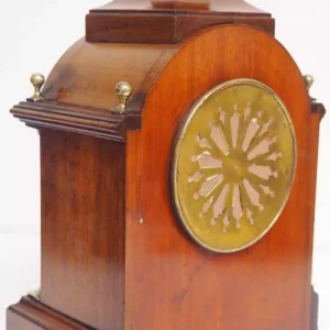 Fine French Ormolu Mantel Clock Scrolling Floral Case Striking 8-Day Mantle Clock, view 2