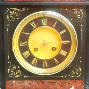 A fine English Regency rosewood fusee mantle clock, Inlaid Drumhead Bracket Clock, view 2