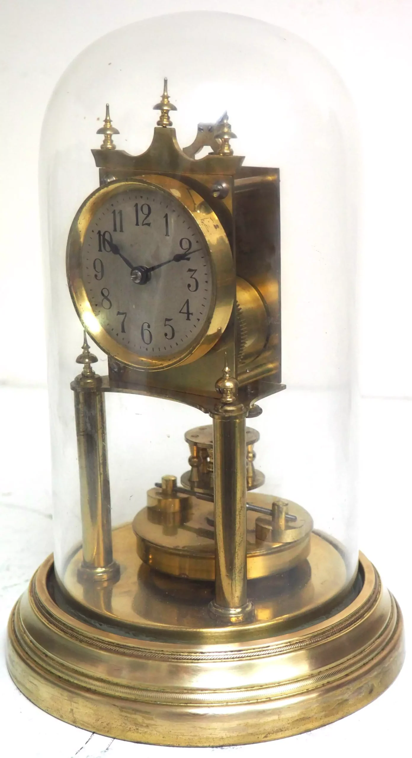 18THC Longcase Clock Fine English Oak Suffolk Grandfather Clock Painted Dial C1780, view 4