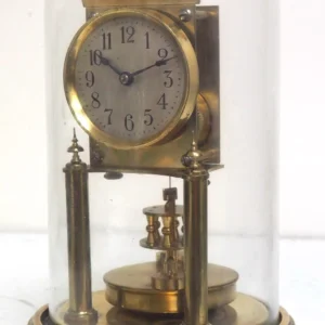 Fine English Longcase Clock Prince Hunslett 8-Day Striking Grandfather Clock Solid Mahogany & Oak Case, view 2