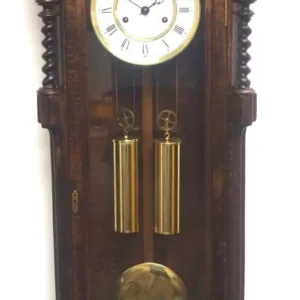 Antique English Twin Fusee Bracket Clock by Carter Cornhill London 8 Day Fusee Striking Mantel Clock